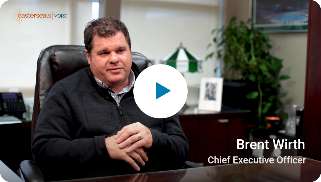 A thumbnail image from the Easterseals Morc Services Video